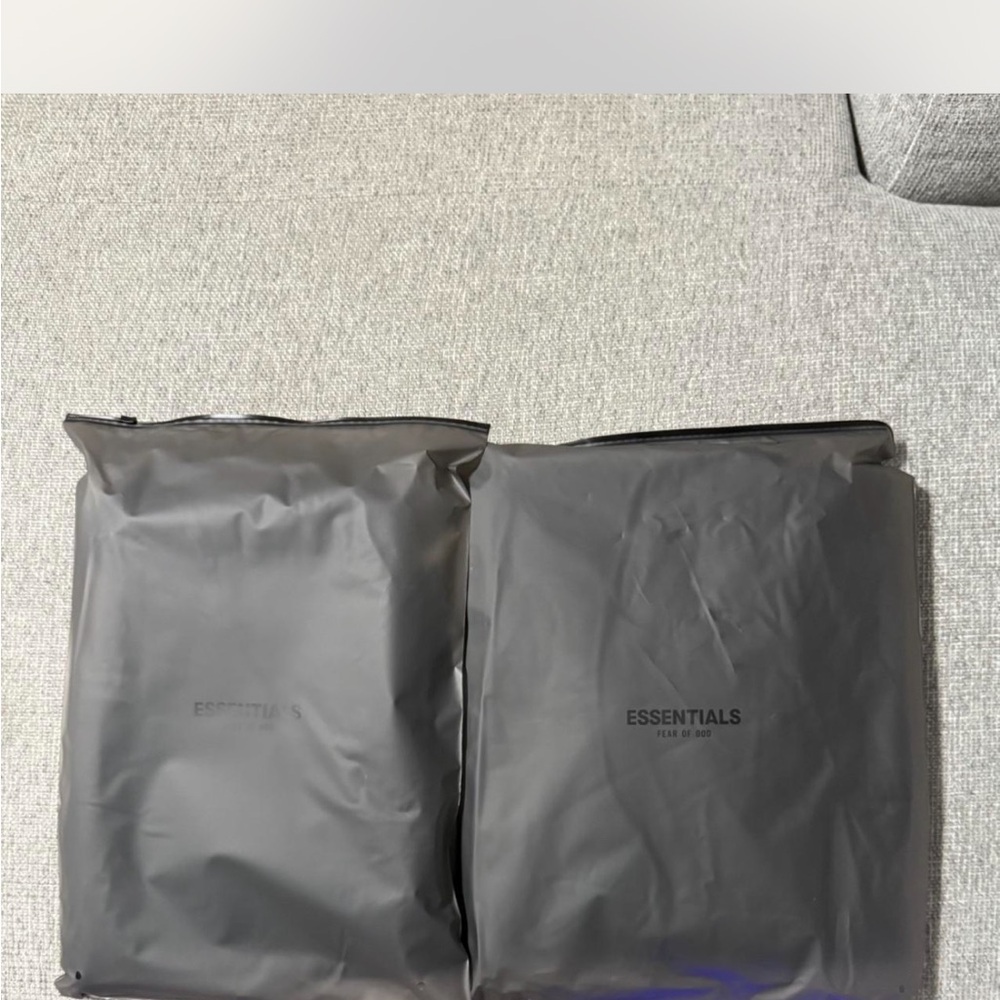 Essentials Jet Black Hoodie and Joggers Set - Picture 2 of 4